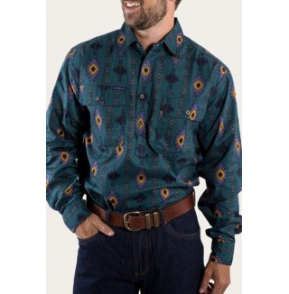 Men's Long Sleeve Printed Shirt