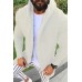 Men's Long-sleeved Cardigan Hooded Knit Sweater