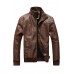 Men's Leather Slim-fit Motorcycle Leather Jacket