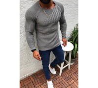 Men's Length Sleeve Round Neck Sweater
